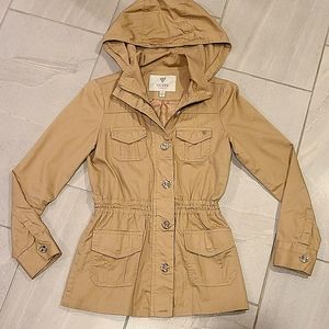 Guess Khaki Jacket in a woman's xs